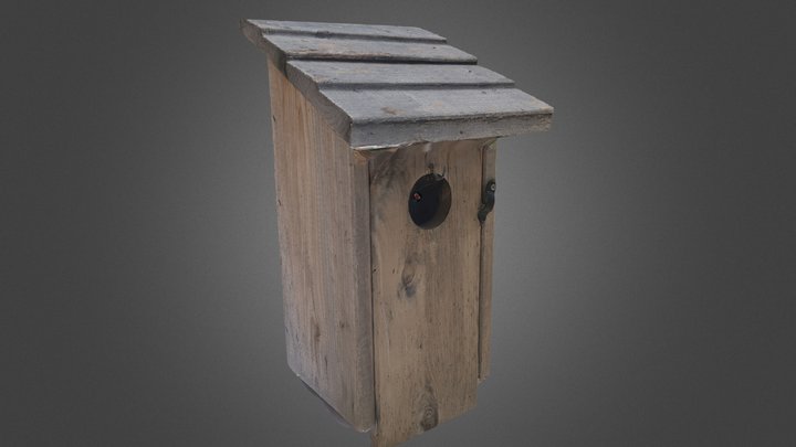 Cedar Bird House 3D Model