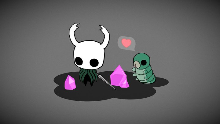 Hollow Knight Fanart 3D Model