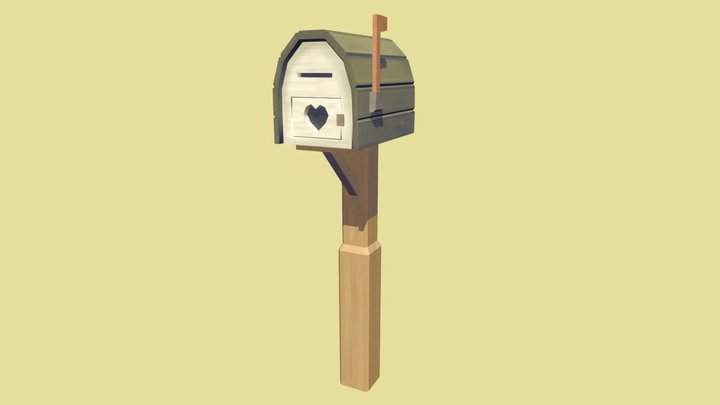 Loveheart Letterbox <3 3D Model