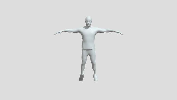人体低2 3D Model