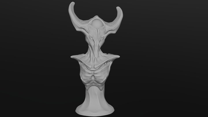 Alien Friend 3D Model