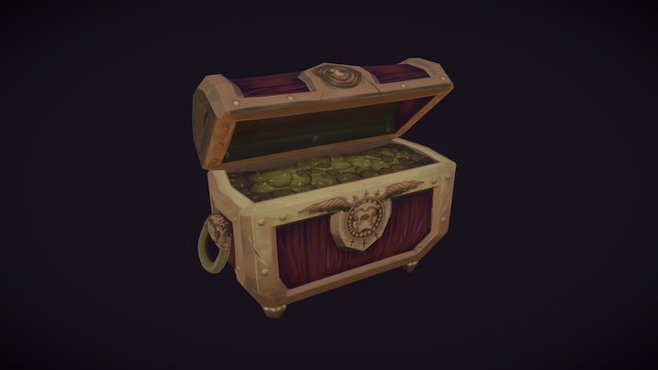 Treasure Chest 3D Model