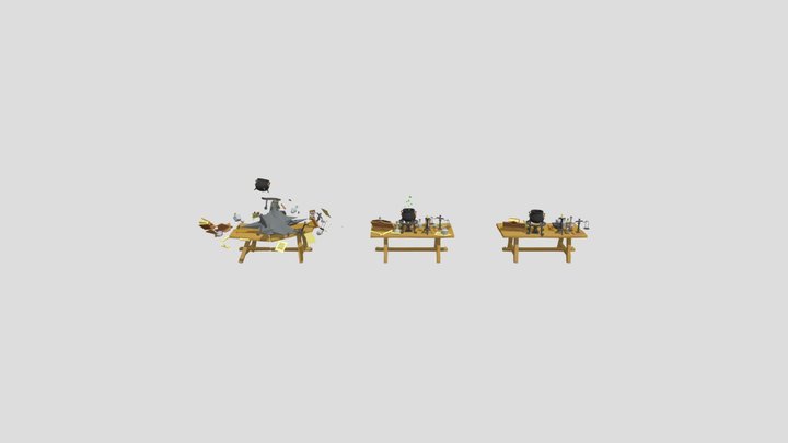 Alchemy Table 3D Model