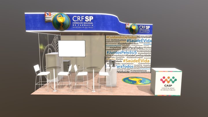 Estande CRF COSEMS - CRF-SP 3D Model