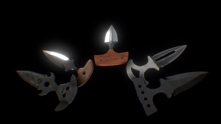 fist knife 3D Model