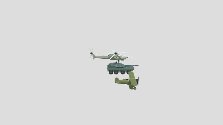 Vert Samo Arm 3D Model