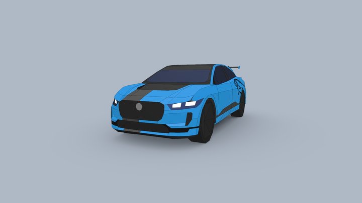 Insane-Pace (Jaguar I-Pace) 3D Model