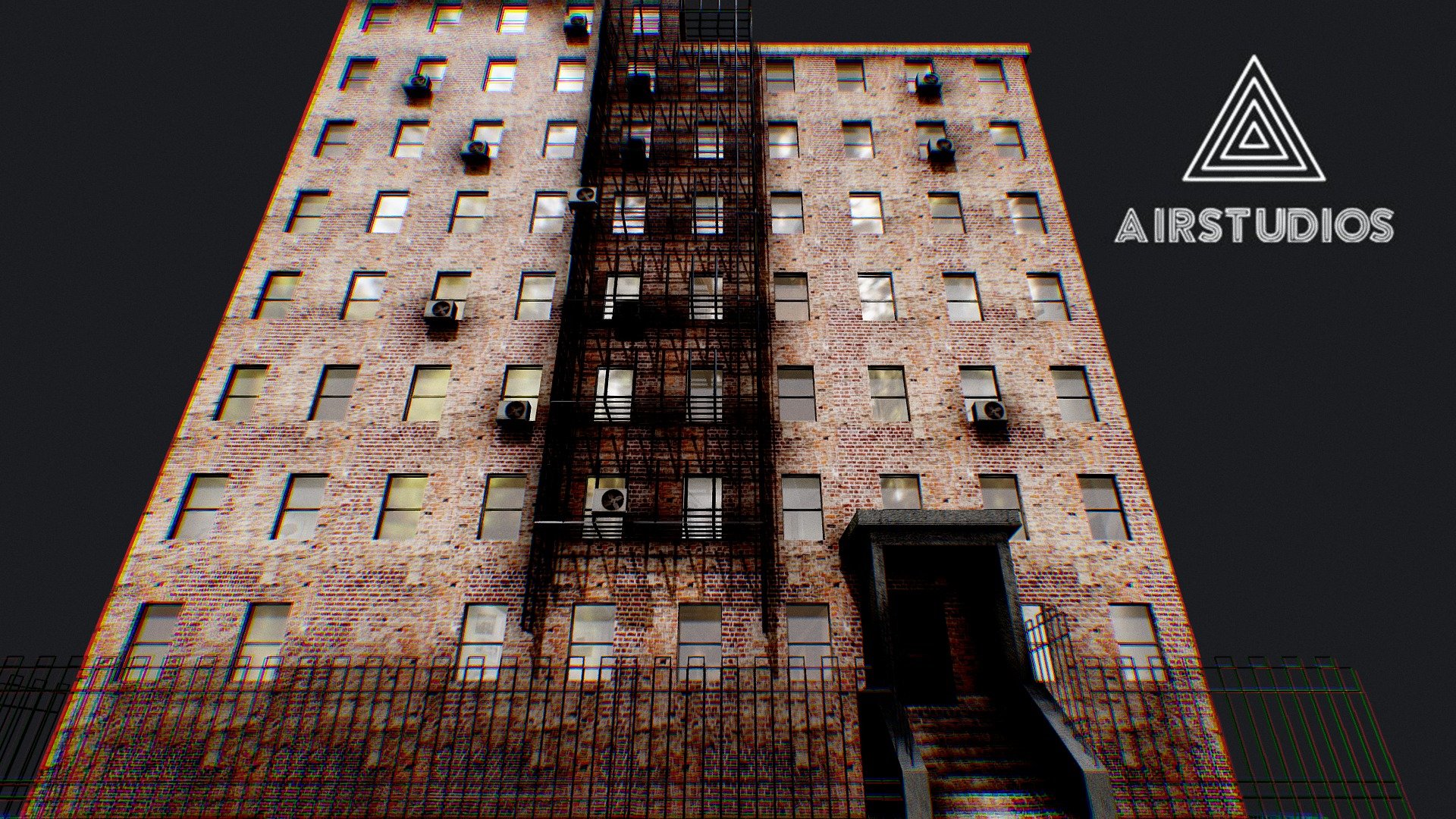 Low Poly New York Building Buy Royalty Free 3D model by AirStudios