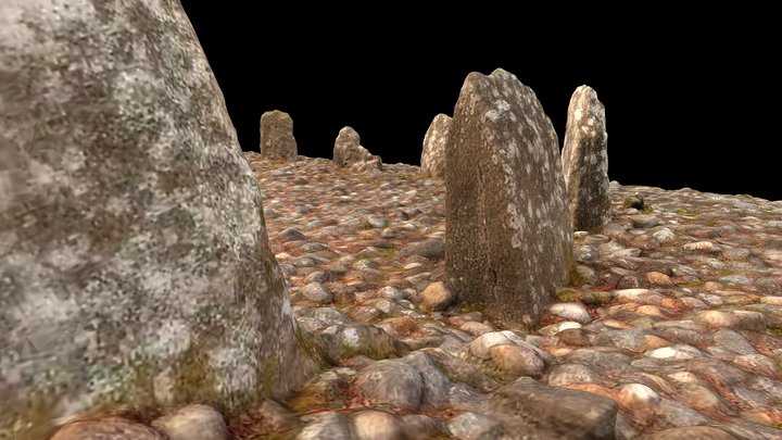 Temple Wood Stone Circle, Kilmartin Glen 3D Model