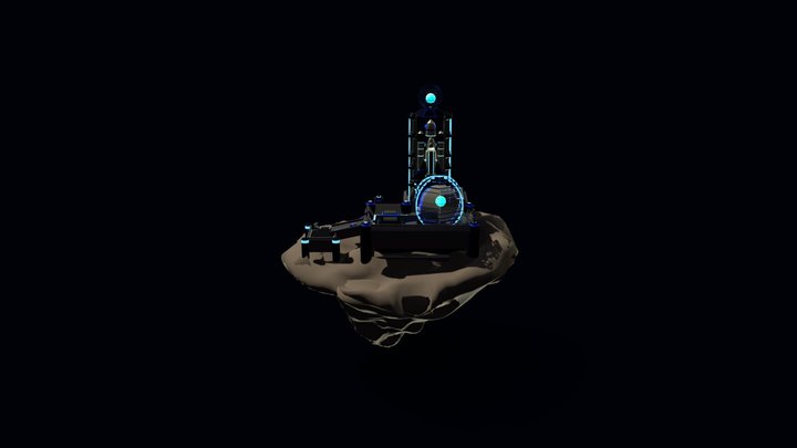 Arc Space Station 3D Model