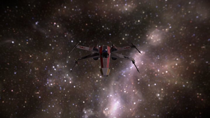 X-Wing T-65B 3D Model