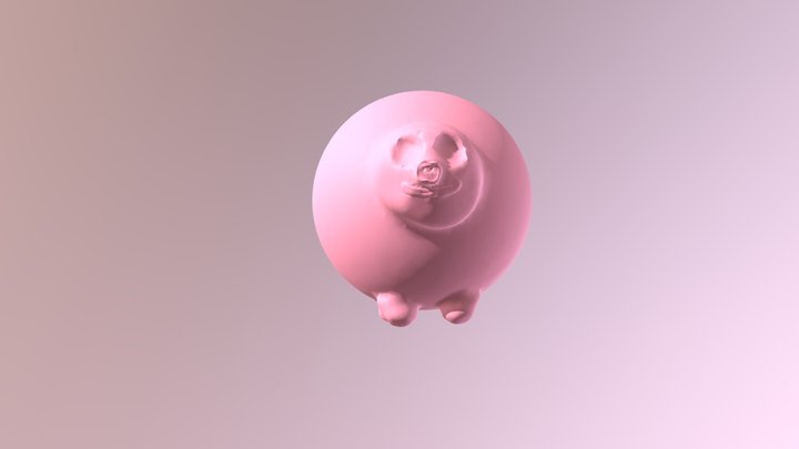weird pig 3D Model