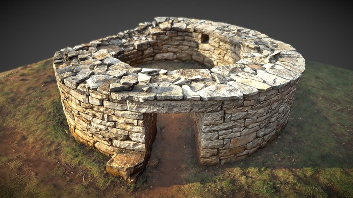Stone Kazun (Walls only) 3D Model