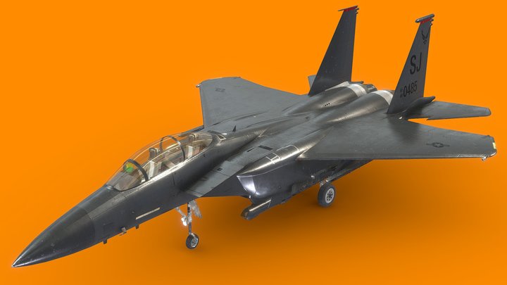F-15E Strike Eagle - Fighter Jet - Free 3D Model