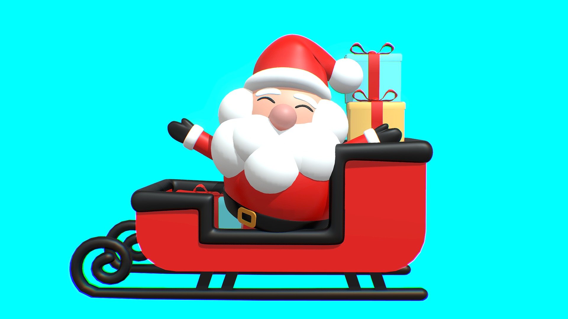 Santa Claus - Download Free 3D model by MATB (@alcides.tamaca) [fff7fc4