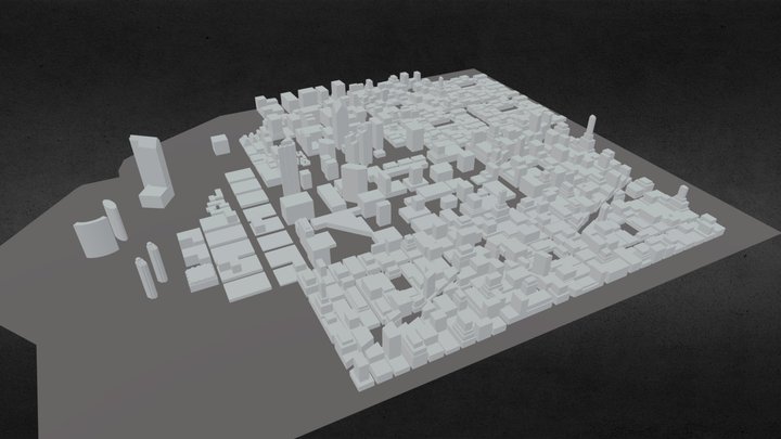 San Diego Cityscape 3D Model