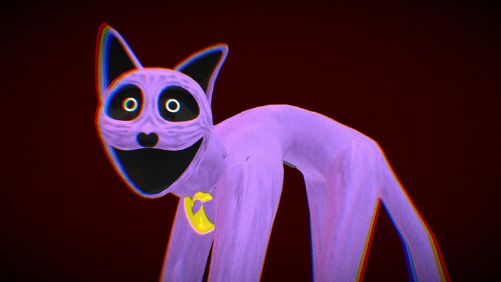 Catnap - Poppy Playtime (Rigged) 3D Model