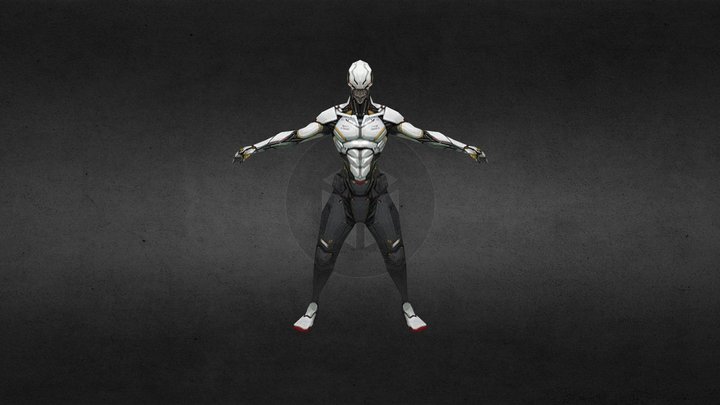 Cybernetic Mutant (PSX Style) 3D Model