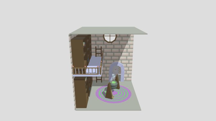 Wizard Enviorment for School. 3D Model