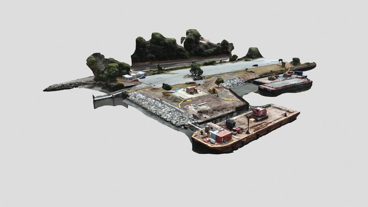 Yonkers JFK Marine and Park Construction 3D Model