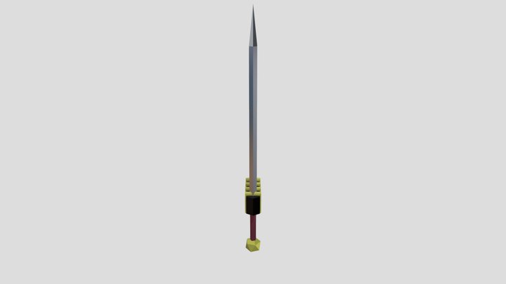 practice sword 3D Model
