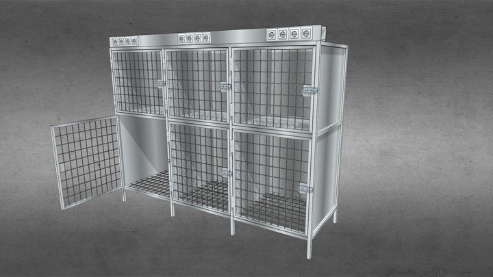 Cusca catei - cabinet veterinar 3D Model