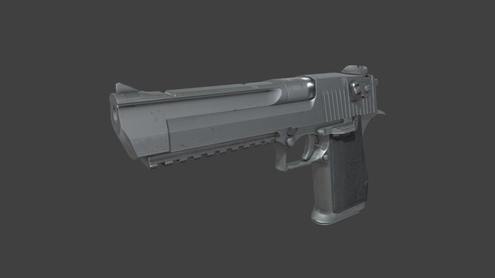 PISTOL | Desert Eagle Weapon Model (CS2) 3D Model