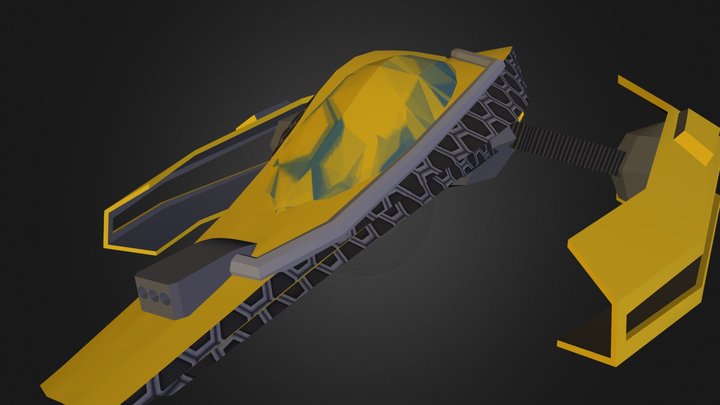 SpaceShip Unity 3D Model