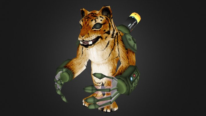 Poor Kitty 3D Model
