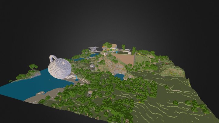 My Minecraft world 3D Model