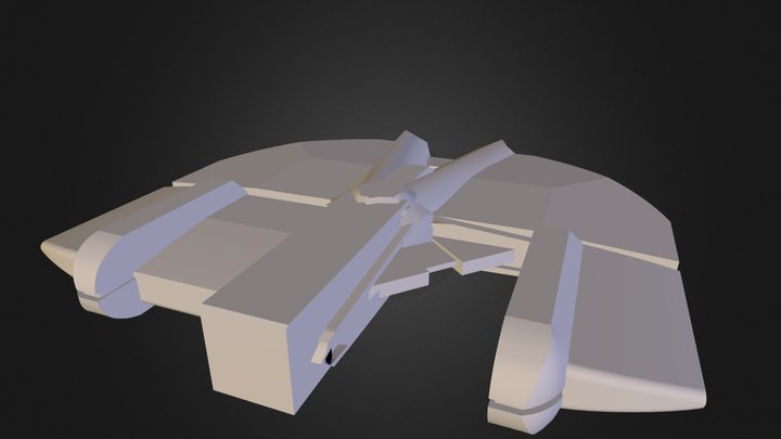 The Ebon Hawk3.obj 3D Model