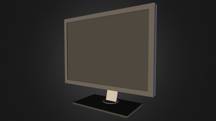 Computer Screen 3D Model