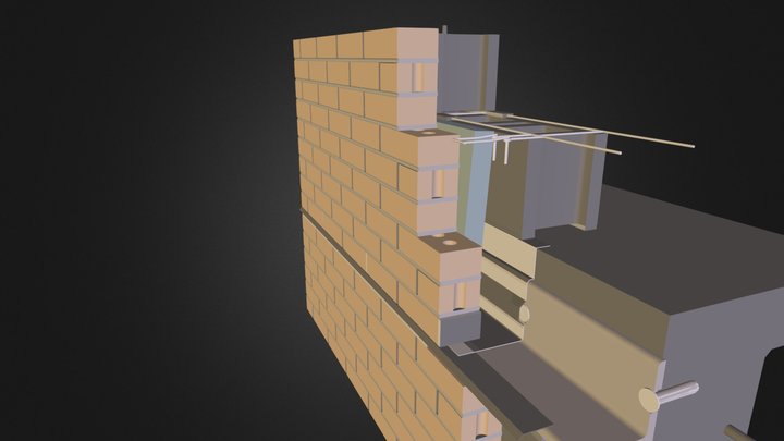 cerramiento tradicional 01.dae 3D Model