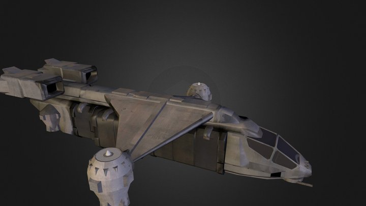Mars ISSCV solcommand cargo ship.zip 3D Model