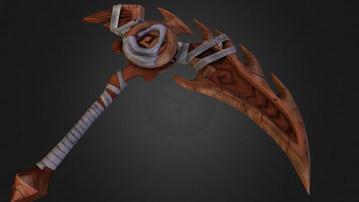 Angelic Scythe - Inspired from Darksiders 3D Model