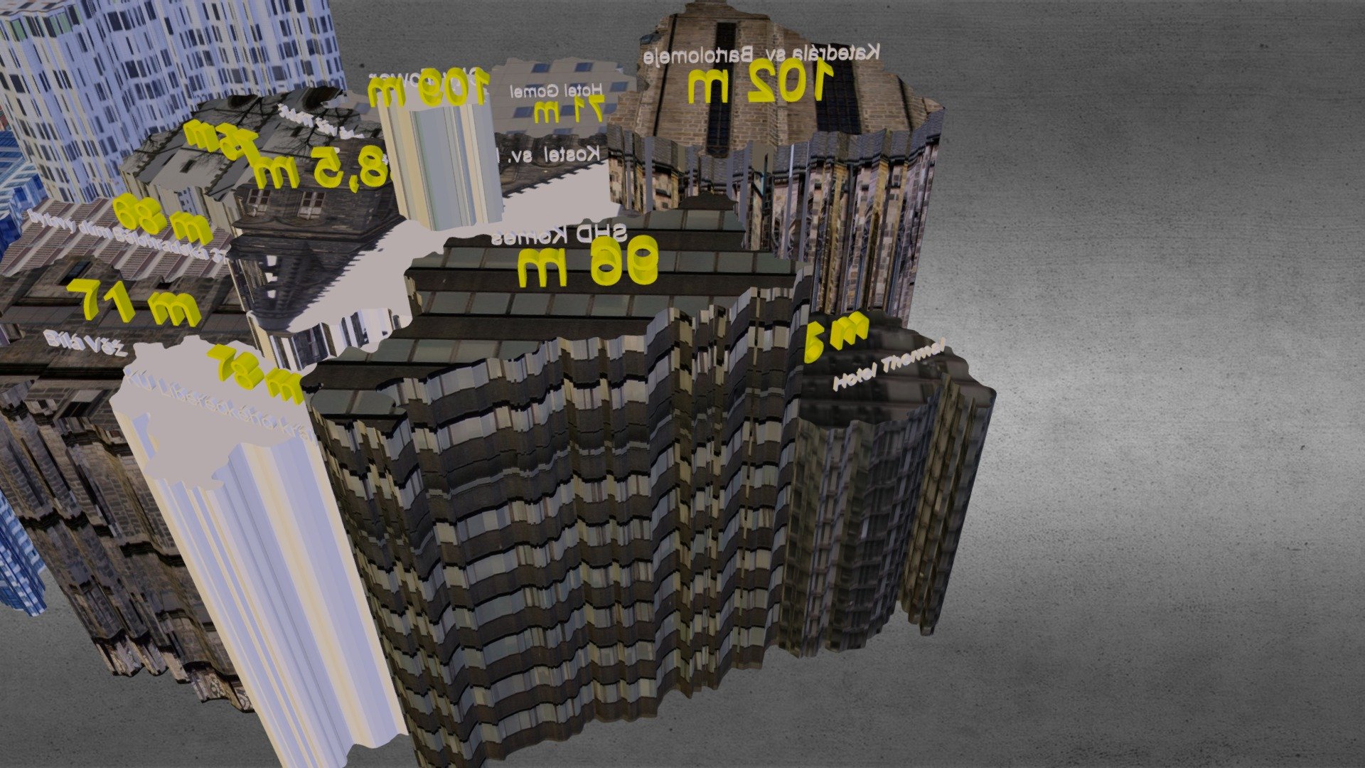 Model Česka: Prohlédněte si nejvyšší budovy