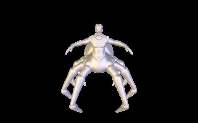 Human Spider 3D Model