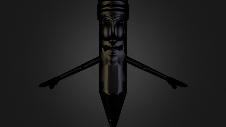 Toony_Pencil.3DS 3D Model