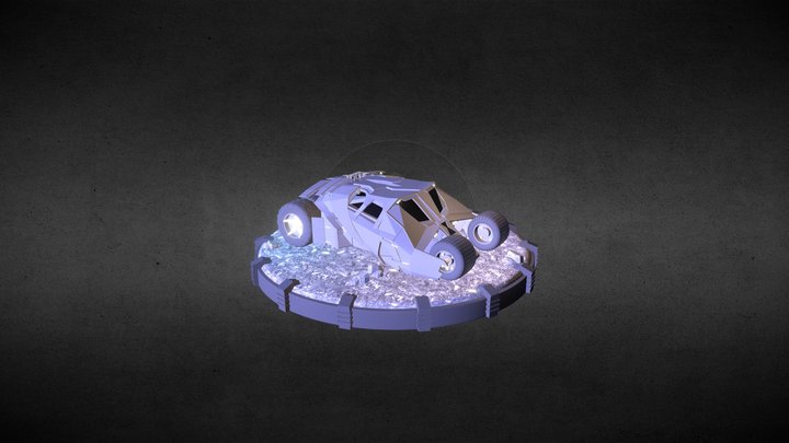 Batmobile 3D Model