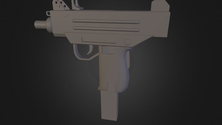 Micro UZI 3D Model