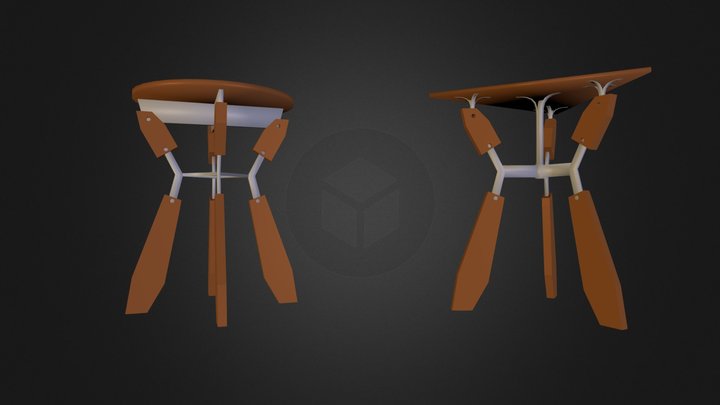 stool project.blend 3D Model