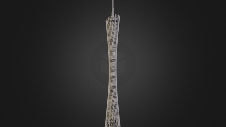 Canton Tower 3D Model