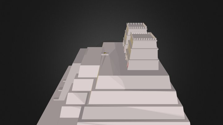 Aztec Temple.dae 3D Model