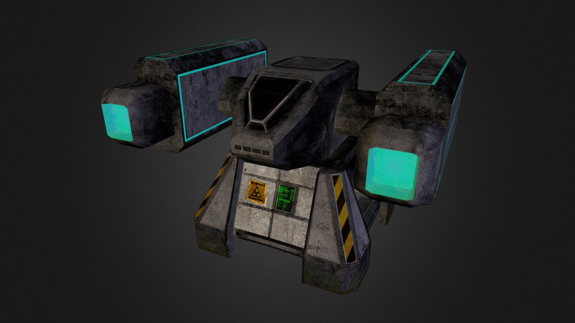 Low Poly Turret
