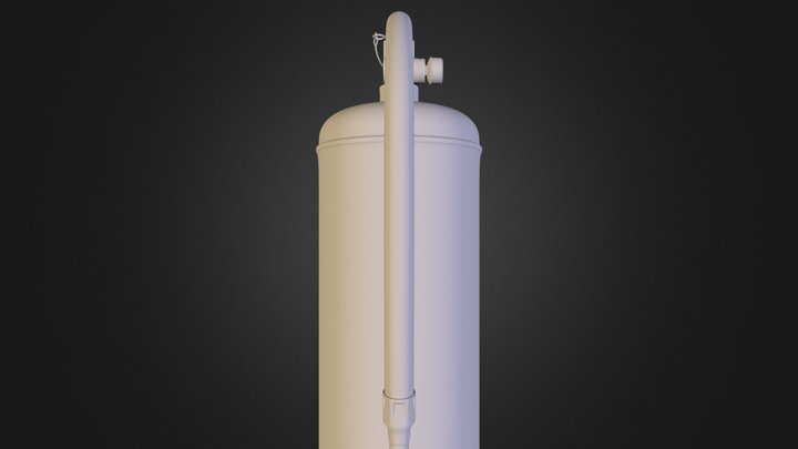 fire extinguisher.obj 3D Model
