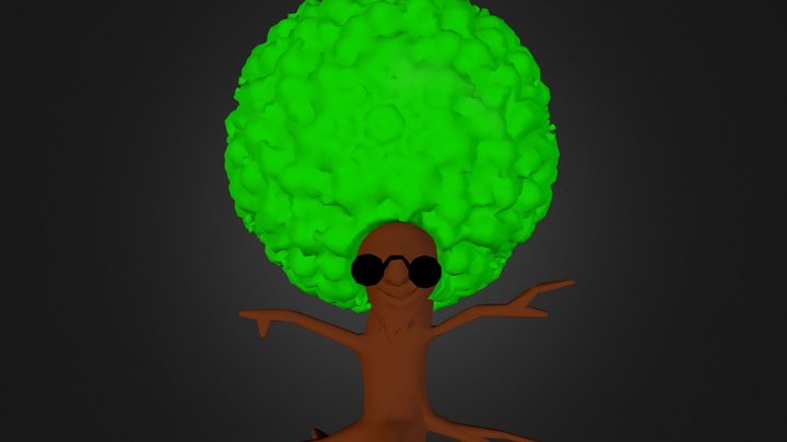 AfroTree 3D Model