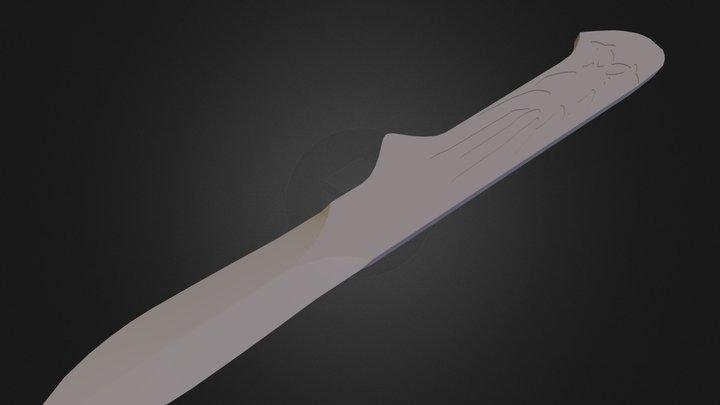 Assasin's Creed Throwing Knife 3D Model
