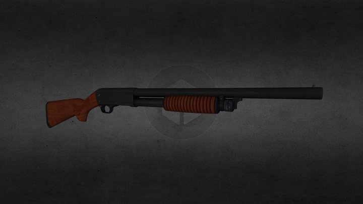 Ithaca M37 3D Model