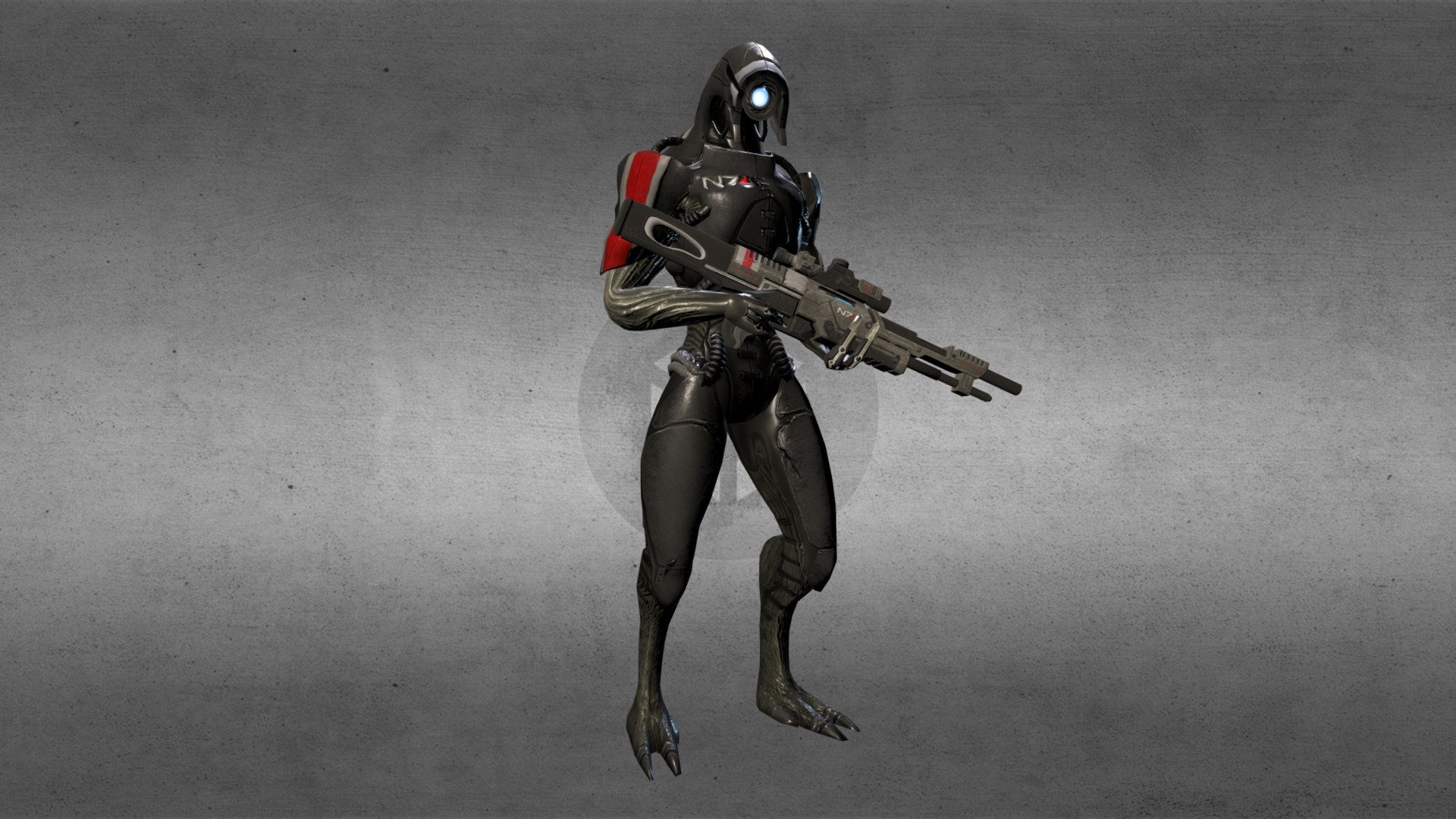 Me3 Geth Trooper Posed Legion Version 3d Model By Inyri Inyriforge Hyuxkkt Sketchfab 