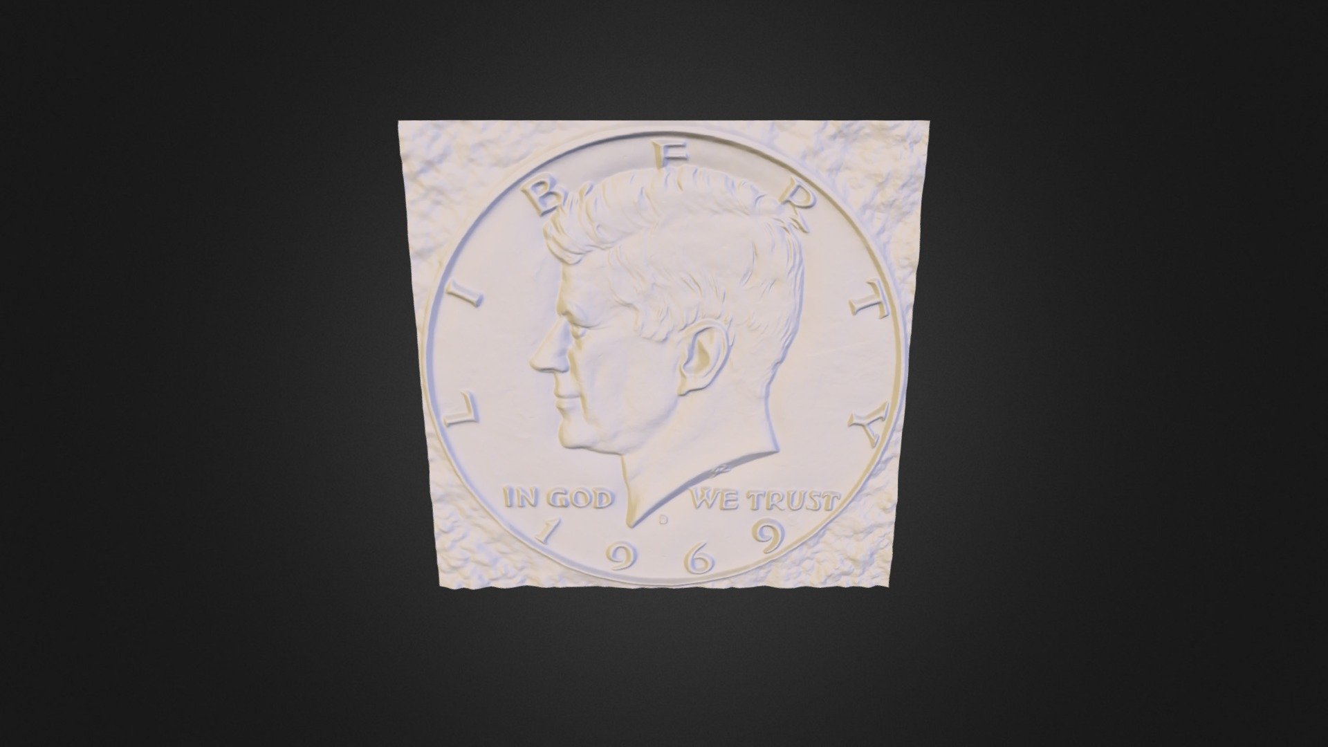 3D Scan 1969 Coin
